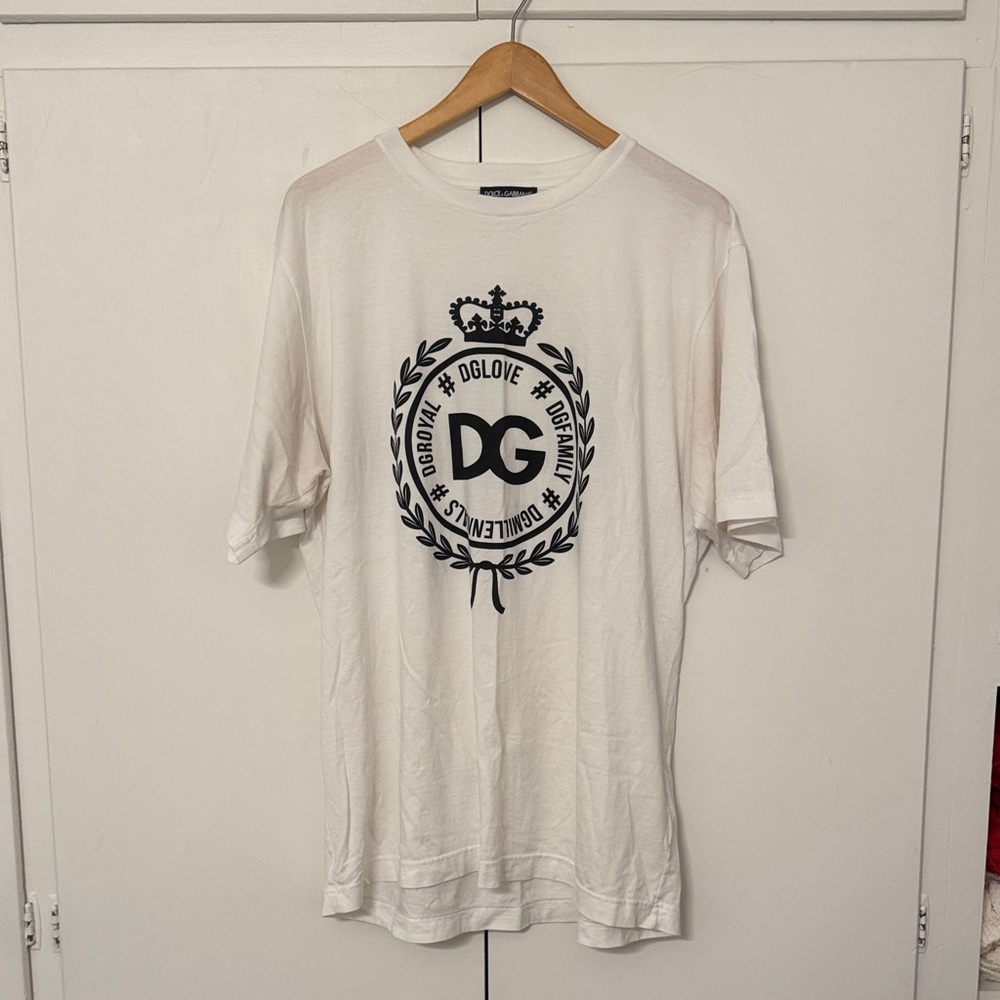 Dolce & Gabbana White Logo Tee